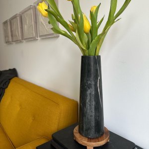 Foundations Marble Cylinder Vases