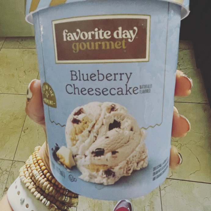 user image by @lisanette_m, Blueberry Cheesecake Ice Cream - 16oz - Favorite Day&#8482;