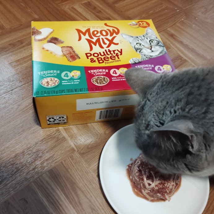 user image by @bg_reviews, Meow Mix Tender Favorites Liver Turkey Chicken and Beef Flavor Wet Cat Food - 33oz