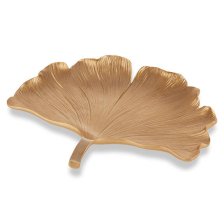 Shop Gr. assiette feuille gingko Brae laiton and more