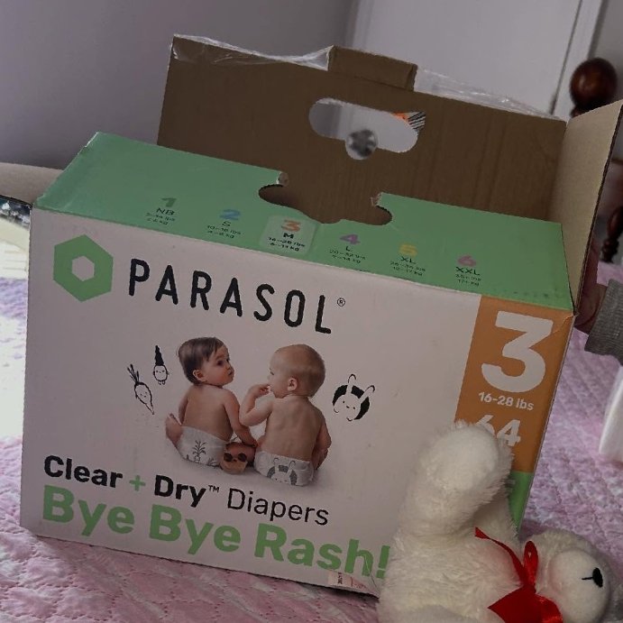 user image by @roxy_herdz, Parasol Chlorine-Free Diapers with RashShield Protection