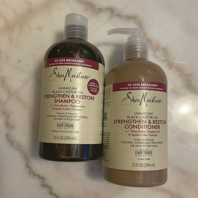 user image by @el07_20, SheaMoisture Jamaican Black Castor Oil Strengthen & Restore Shampoo