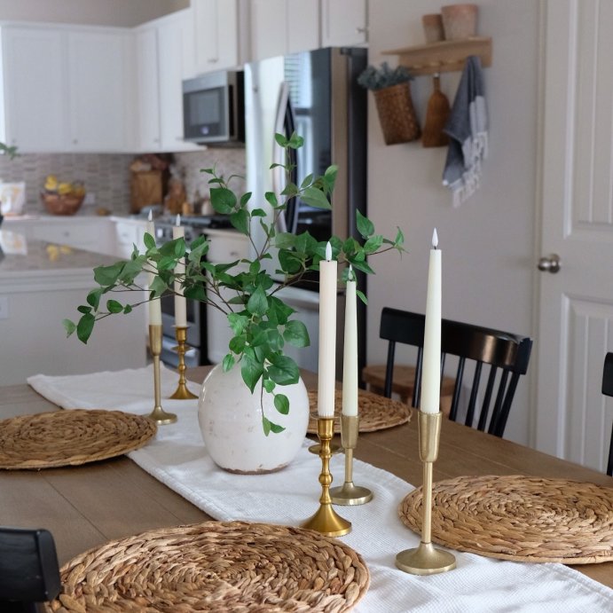 user image by @ihlyinteriors, Water Hyacinth Charger Placemat - Threshold&#8482;: Round Off-White Table Decor, Traditional Style, 15&#34; Diameter
