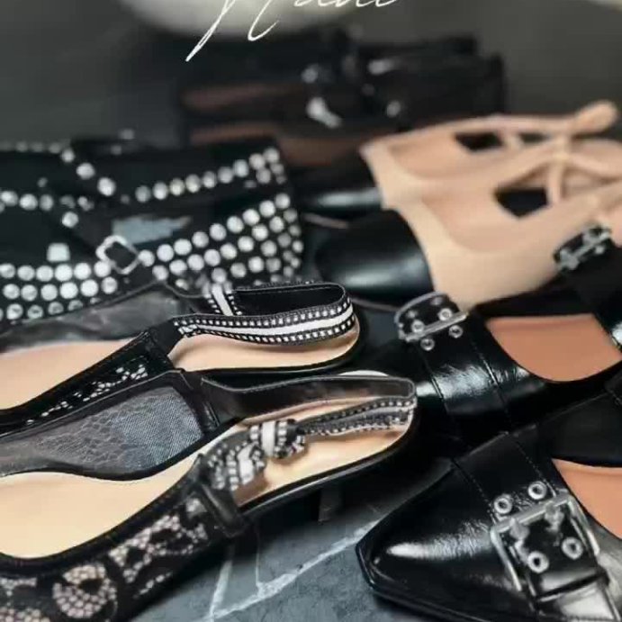 user image by @ericaserita, Women&#39;s Issa Rhinestone Mary Jane Ballet Flats - A New Day&#8482; Black