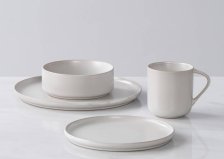 Shop Service vaisselle Mayne 16 p. gris pâle and more