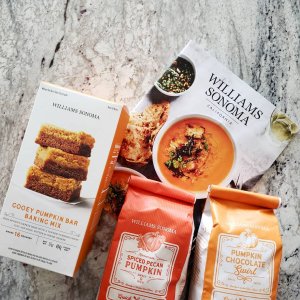 Williams Sonoma Spiced Pecan Pumpkin Bread Mix Williams Sonoma I love making fall breads in my pumpkin patch loaf pan from williams sonoma.(pictured above). williams sonoma spiced pecan pumpkin