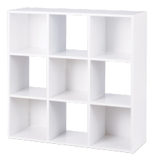 Shop For Living 9-Cube Storage Organizer, Bookcase/Bookshelf, White and more