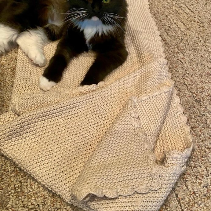 user image by @targetfan1030, Scalloped Trim Knit Baby Blanket - Hearth & Hand™ with Magnolia