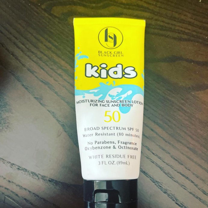user image by @melissareviewsthings, Black Girl Sunscreen Kids Broad Spectrum - SPF 50 - 3 fl oz