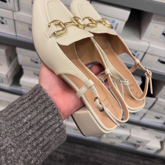 user image by @nestwithnik, Women's Justina Slingback Heels with Memory Foam Insole - A New Day™