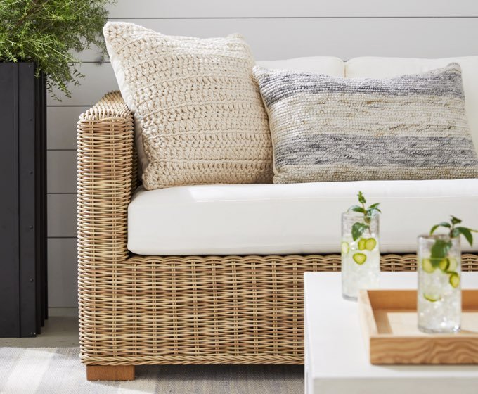 Pottery barn outdoor discount seating