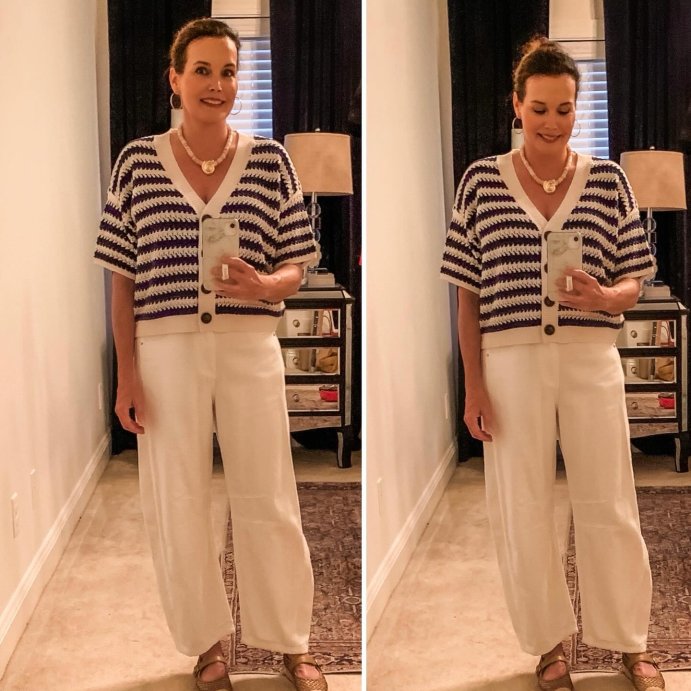 user image by @stylbylara, Women's Short Sleeve Button-Front Cardigan - Universal Thread™