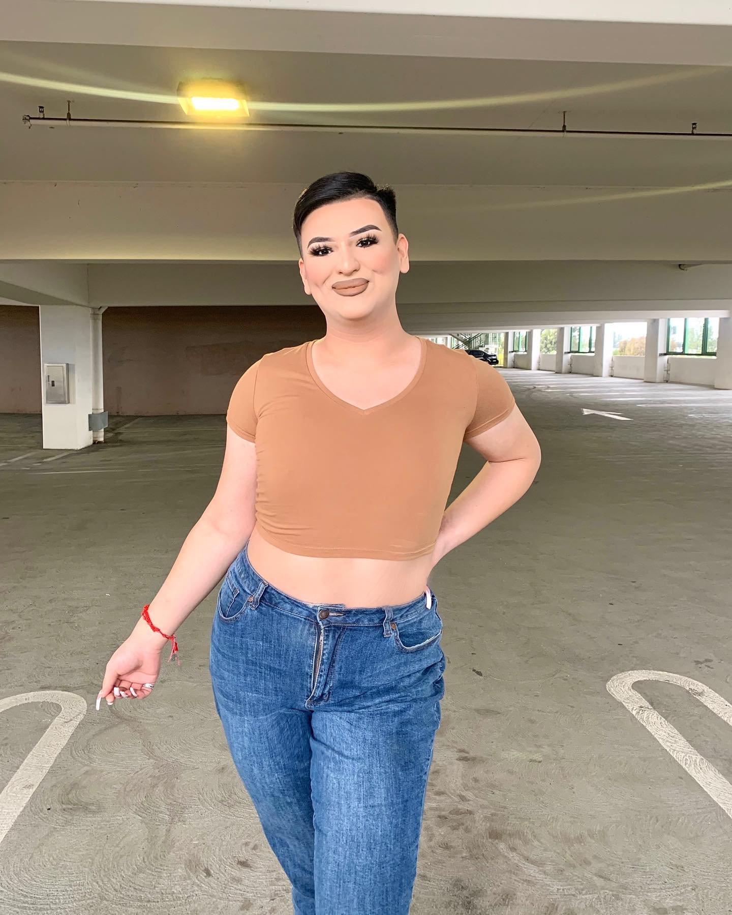 user image by @diiego.classy, Women's Short Sleeve V-Neck Cropped T-Shirt - Wild Fable™