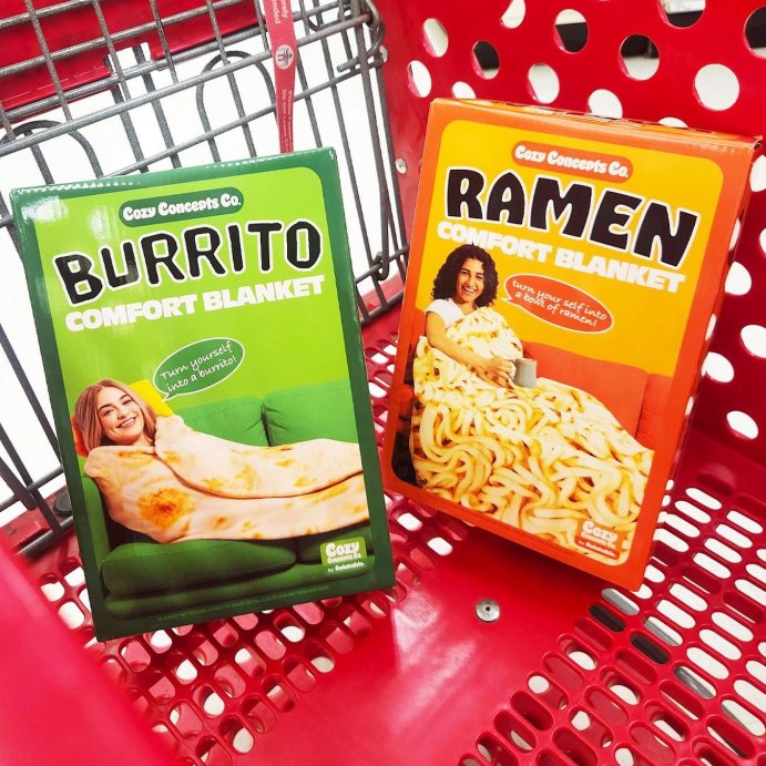 user image by @ohtarget, Cozy Concepts Co. Ramen Comfort Blanket