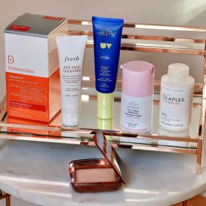 @spacenk&rsquo;s instagram photo of Olaplex No. 3 Hair Perfector,Drunk Elephant T.L.C. Sukari Babyfacial,Fresh Soy Face Cleanser,Dr. Dennis Gross Alpha Beta Peel Extra Strength Formula