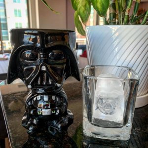 Star Wars / Darth Vader / Death Star / Sandblasting Glass / 