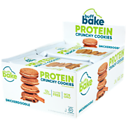 Shop Buff Bake Protein Crunchy Cookies - Snickerdoodle (8 - 1.79 oz. Cookies) and more