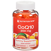 Shop Nutrition Now CoQ10 Gummy - Heart Support - 200 MG - Peach (60 Gummies) and more