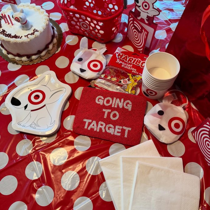 user image by @mcelvainz, Going to Target Beaded Clutch - kate spade new york x Target Red/White