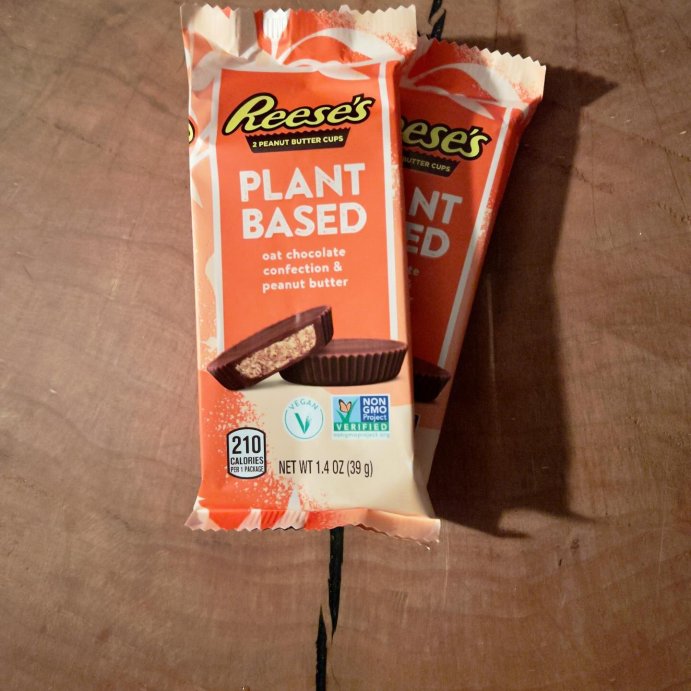user image by @dairyfreeinamericasdairyland, Reese&#39;s Plant Based Oat Chocolate Confection Peanut Butter Cups Candy - 1.4oz