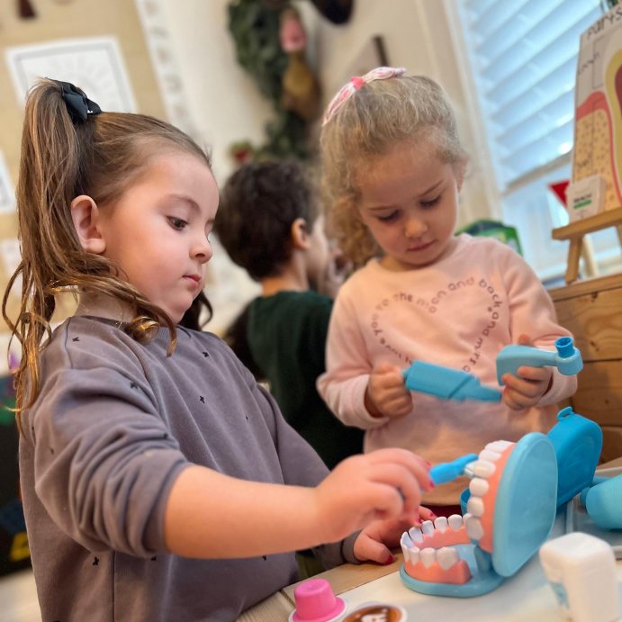 user image by @rasconas_rascals, Melissa &#38; Doug Super Smile Dentist Kit With Pretend Play Set of Teeth And Dental Accessories (25 Toy Pieces)