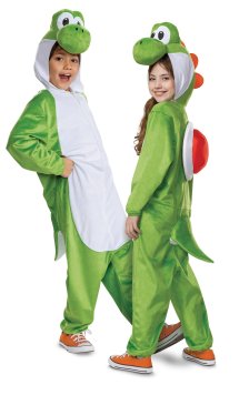 Shop Yoshi Onesie Halloween Costume with Shell, Multi-Colour, Child, Assorted Sizes and more