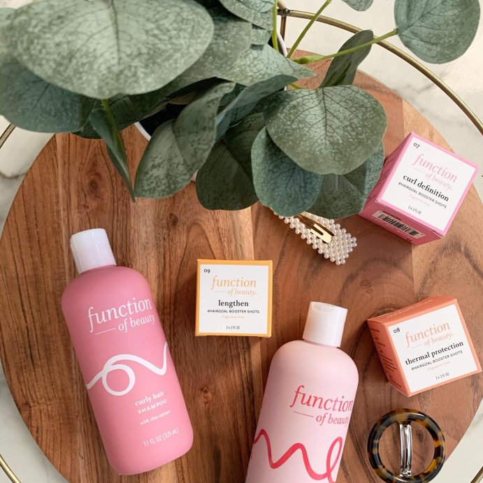 user image by @targetntori, Function of Beauty Custom Curly Hair Shampoo Base with Chia Extract - 11 fl oz