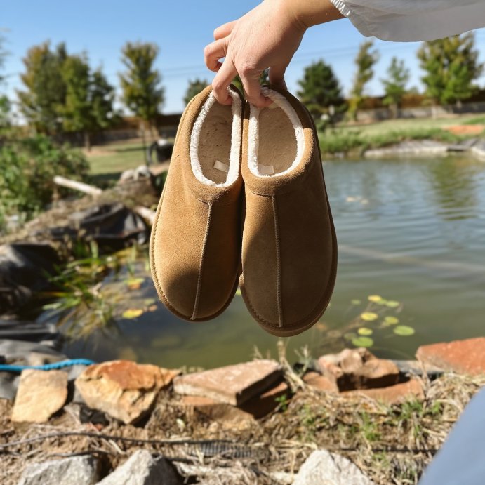 user image by @seaofsheba, Women's Kaya Genuine Suede Clog Slippers - Auden™