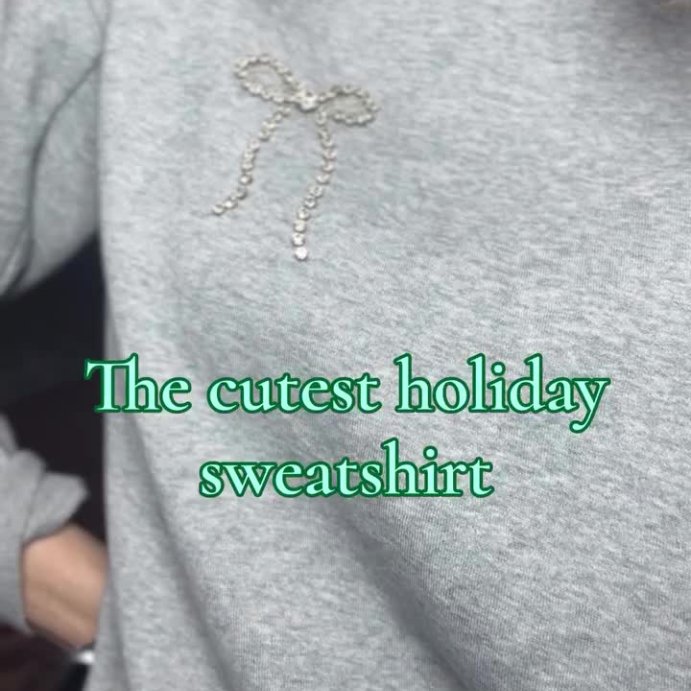 user image by @wearwebloom, Women's Embellished Sweatshirt - A New Day™