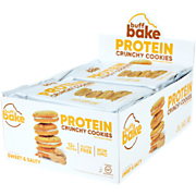 Shop Buff Bake Protein Crunchy Cookies - Sweet & Salty (4 Bags) and more