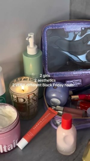 @spacenk’s instagram video of Glossier You Eau de Parfum,Summer Fridays Lip Butter Balm,Saltair Pink Beach Body Butter,Color Wow Insta-WOW Advanced Dry Shampoo,Color Wow Extra Strength Dream Coat