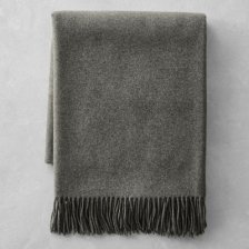 Shop Solid Cashmere Throw, 50" X 65", Charcoal and more Shop Solid Cashmere Throw, 50" X 65", Charcoal and more