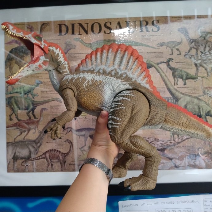 user image by Trenton, Jurassic World Hammond Collection Jurassic Park 3 Spinosaurus Action Figure - XL Dinosaur Toy