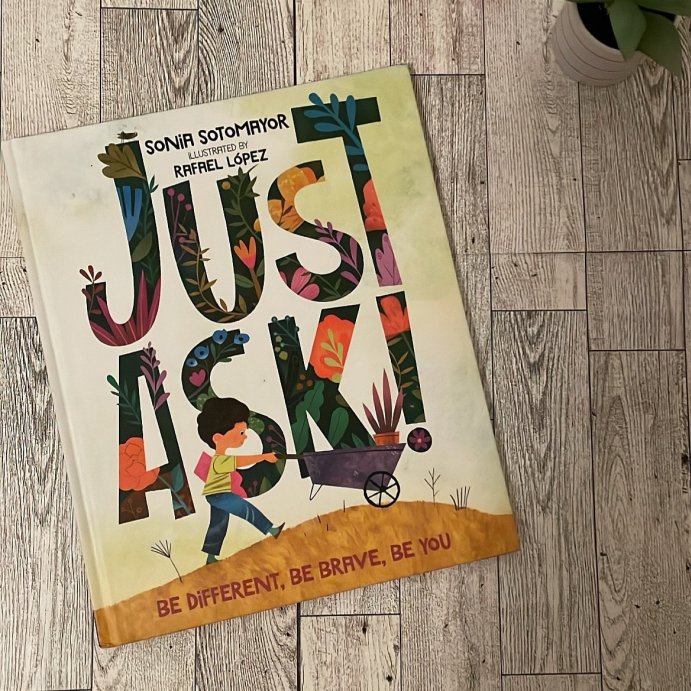 user image by @mscraftyteacher, Just Ask! - by Sonia Sotomayor (Hardcover)