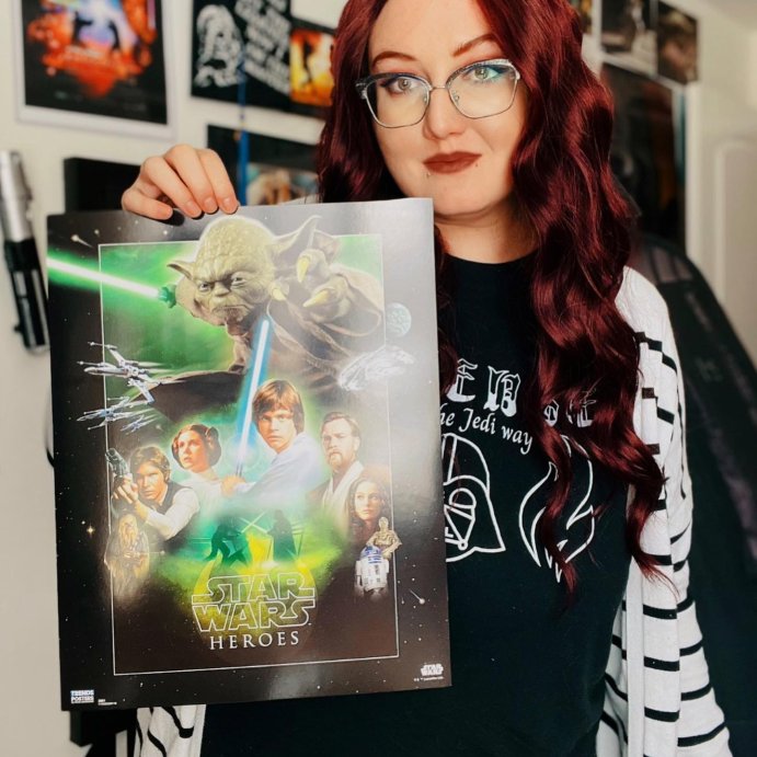 user image by @vadersgrl, Trends International Star Wars: Saga - Heroes Unframed Wall Poster Prints