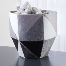 Shop Grey Quartz Cube Bin and more