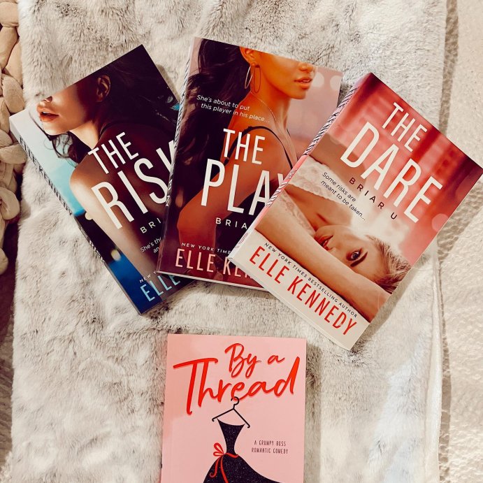 user image by @makenas_library, By a Thread - by  Lucy Score (Paperback)