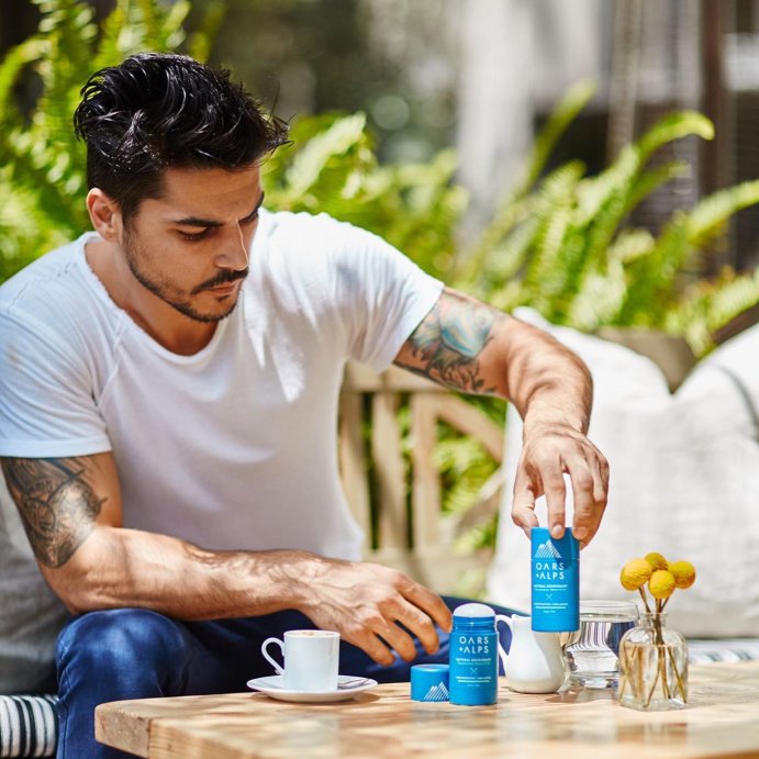 user image by @oarsandalps, OARS + ALPS Men's Roll-On Natural Deodorant - Aluminum-Free 2.6oz