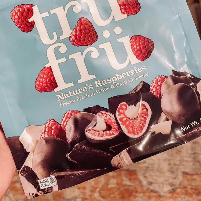 user image by @latelywithlacey, Tru Fru White &#38; Dark Chocolate Frozen Whole Raspberries  - 8oz