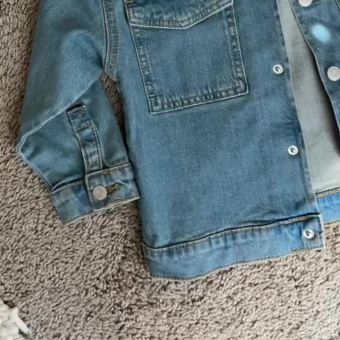 user image by @brittandboho, Toddler Boys&#39; Collared Denim Jacket - Cat &#38; Jack&#8482; Medium Wash