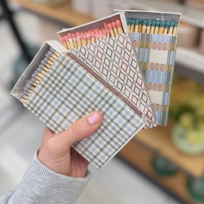 user image by @cozyalyssa, Assorted Seasonal Pattern Boxed Matches 75ct - Hearth & Hand™ with Magnolia