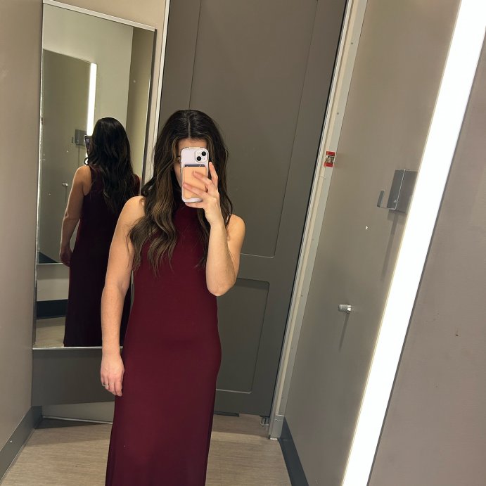 user image by @field_fashion_notes, Women's Knit Midi Shift Dress - A New Day™
