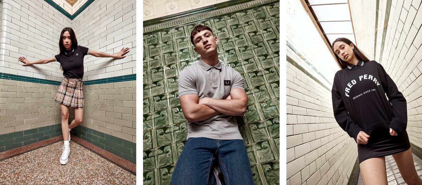 Curated image with Fred Perry Arch Logo Crew Sweatshirt - Black - Womens, Fred Perry Patch Polo S...