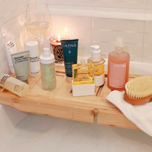 @spacenk&rsquo;s instagram photo of Space NK Flourish Enriching Body Wash,Costa Brazil &Oacute;leo De Limpeza Para A Face Hydrating Face Cleanser,Costa Brazil Kaya Jungle Firming Body Oil,Caudalie Vinergetic C+ Instant Detox Mask,Stella by Stella McCartney Alter-Care Serum,N&eacute;cessaire The Body Serum Fragrance Free,N&eacute;cessaire The Body Exfoliator Eucalyptus,N&eacute;cessaire The Body Wash Eucalyptus,N&eacute;cessaire The Body Lotion Fragrance Free,Diptyque Etincelles Scented Candle