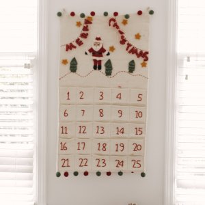 Classic Santa Felt Christmas Advent Calendar
