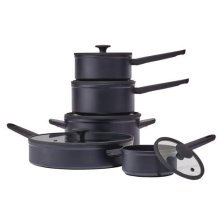 Shop Vida by PADERNO 10-Piece Non-Stick Cookware Set, Black and more