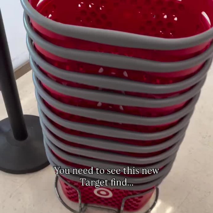 user image by @tarjaymaxx, Tiny Tags 14K Gold Ion Plated &#34;Girl Mama&#34; Heart with Pink Swirl Enamel Double Heart Pendant Necklace - Gold/Pink