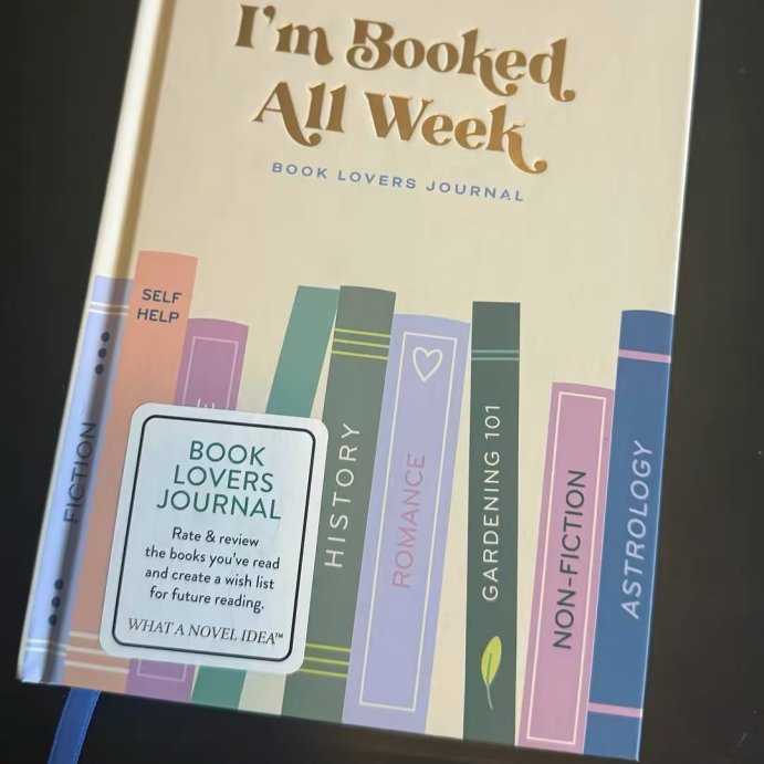 user image by @gabbylovesbooks2, Book Lovers Journal - I&#39;m Booked All Week