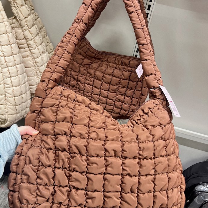 user image by @kenzmoe_, Puffer Hobo Shoulder Bag - Wild Fable™