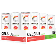 Shop Celsius Celsius Sparkling Energy Drink - No Sugar or Preservatives - Grapefruit (12 Drinks, 12 Fl Oz. Each) and more